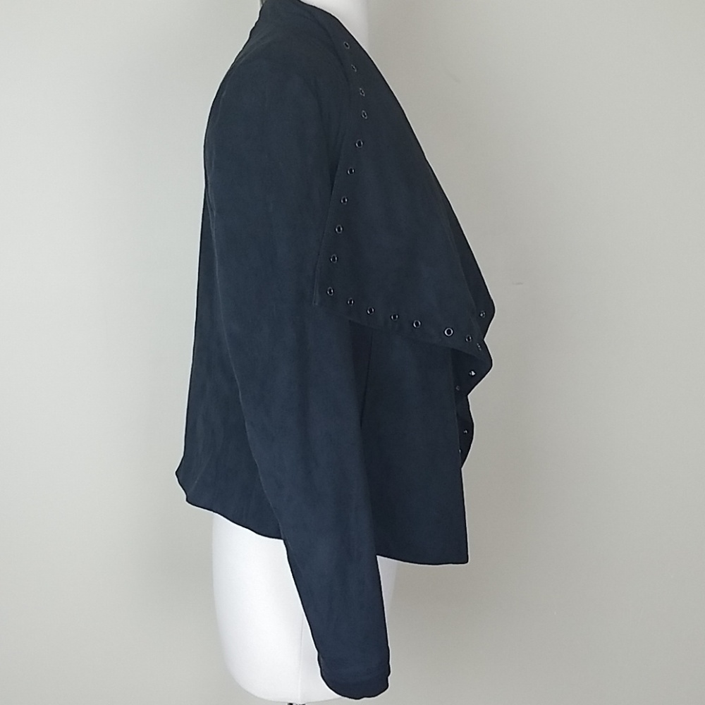 Express Open Front Drapey Blazer Jacket Xs - image 3